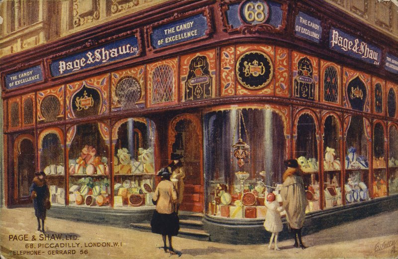 Page & Shaw Ltd, 68, Piccadilly, Londýn WI od English School