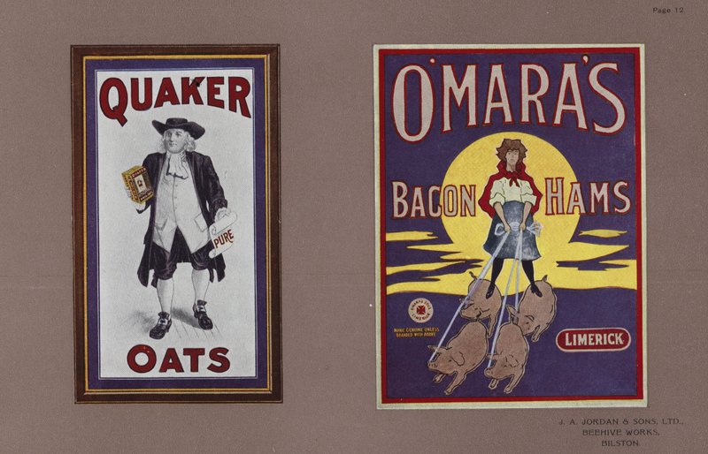 Stránka z Jordans Enamelled Signs od English School