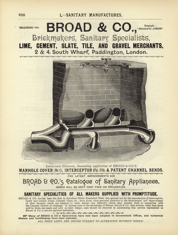 Stránka z Kompendia architektů, geodetů a inženýrů z roku 1892 od English School