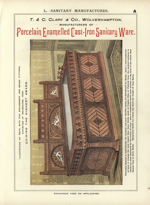 Stránka z Kompendia architektů, geodetů a inženýrů z roku 1892 od English School