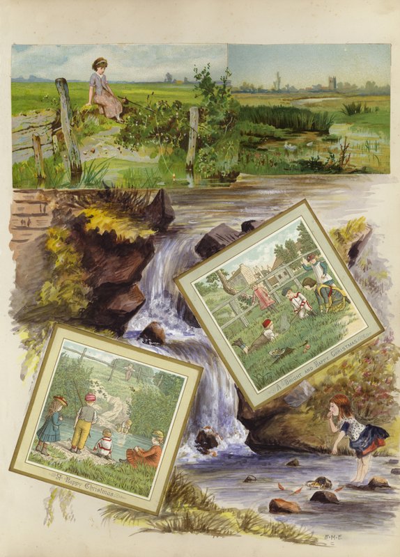 Stránka z pozdně viktoriánského alba (multimédia) od English School