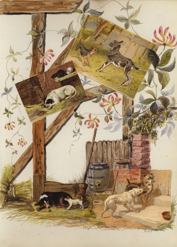 Stránka z pozdně viktoriánského alba (multimédia) od English School