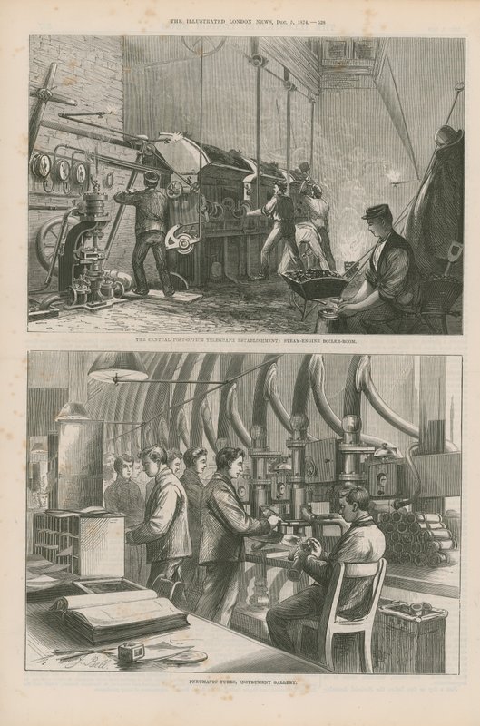 Stránka z Illustrated London News od English School