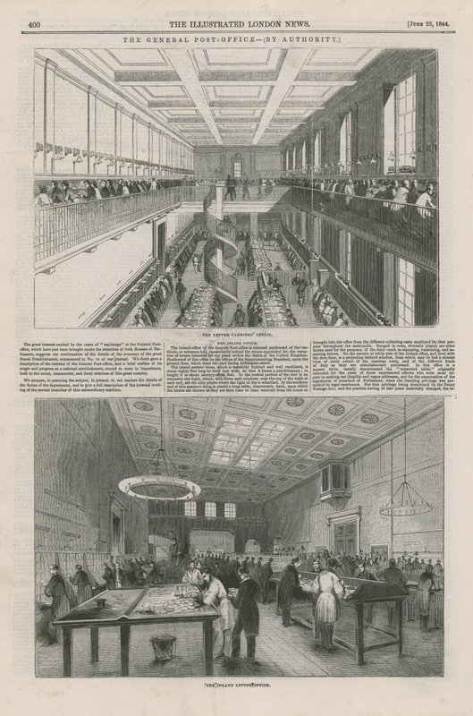 Stránka z Illustrated London News od English School