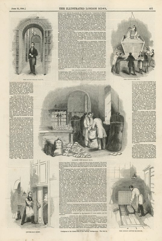 Stránka z Illustrated London News od English School