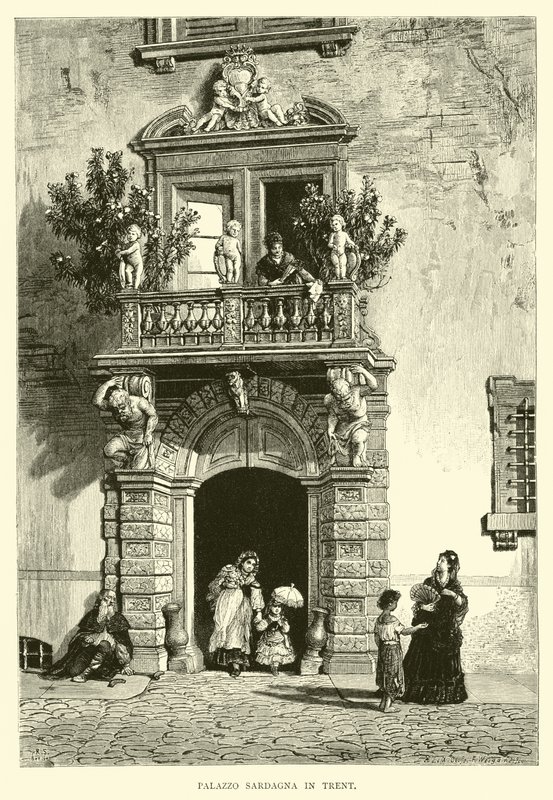 Palazzo Sardagna v Trentu od English School
