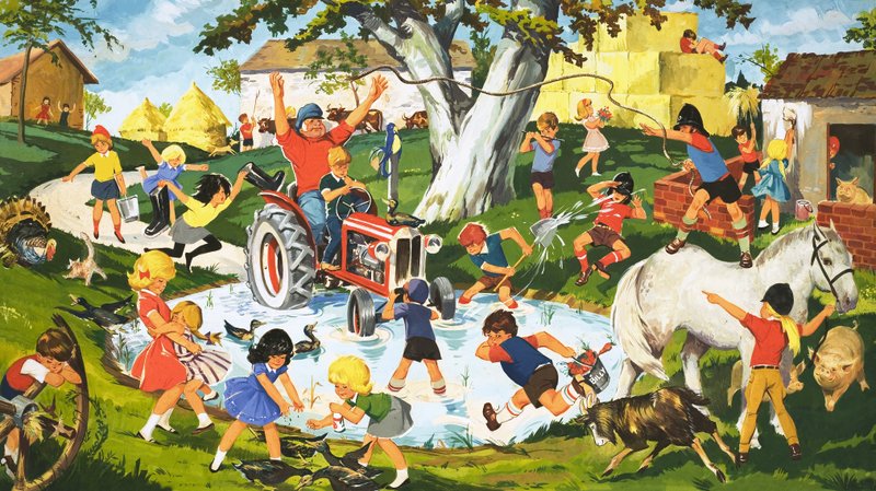 Pandemonium na hospodářském dvoře od English School