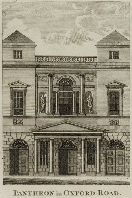 Pantheon, Oxford Road, Londýn od English School