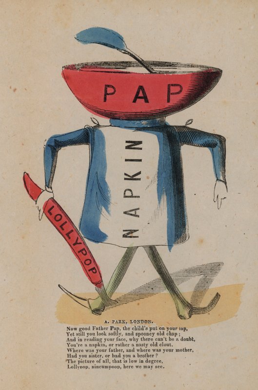 Pap, ubrousek a lízátko (barevné rytí) od English School