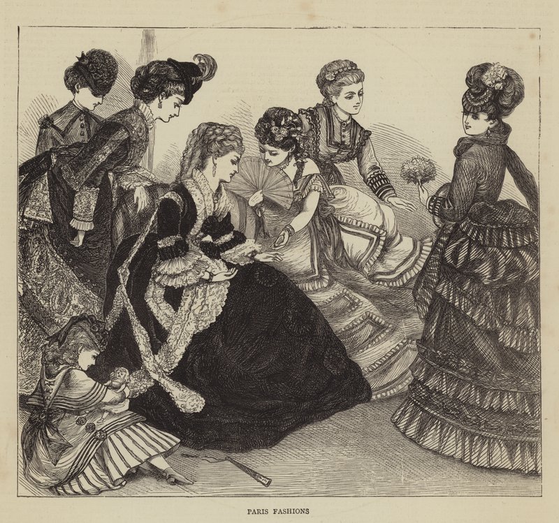 Paris Fashions (rytina) od English School
