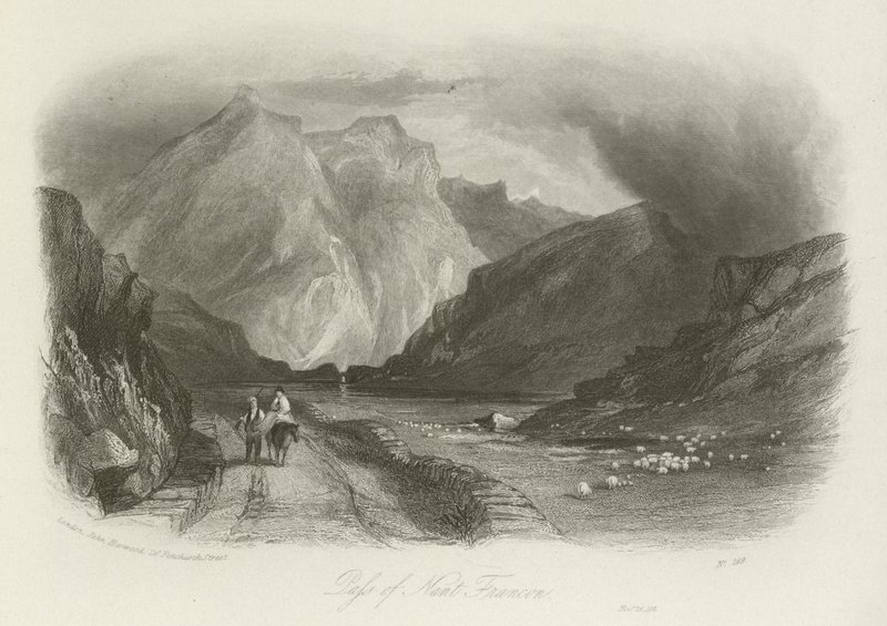 Průsmyk Nant Ffrancon, Severní Wales od English School