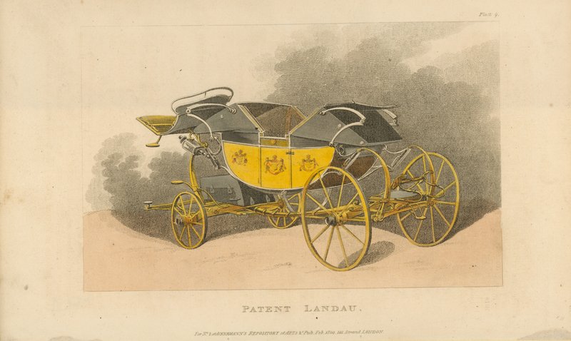 Patent Landau kočár od English School