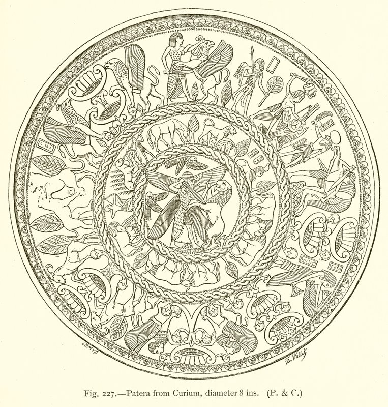 Patera od Curium, Průměr 8 palců od English School