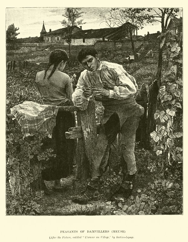 Rolníci z Damvillers, Meuse od English School