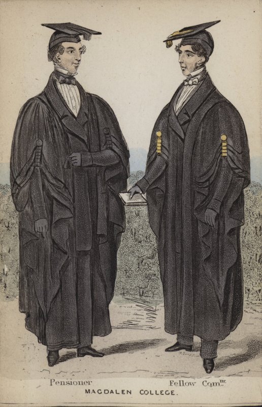 Důchodce, Fellow Commoner, Magdalen College od English School