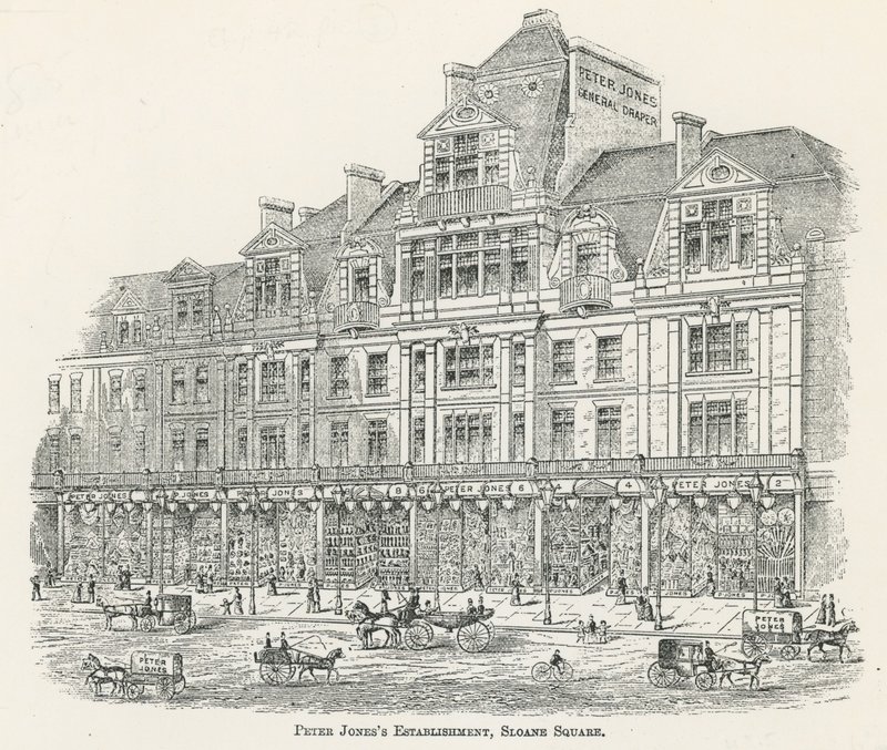 Podnik Peter Joness na Sloane Square od English School