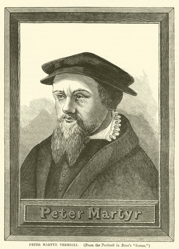 Peter Martyr Vermigli (rytina) od English School