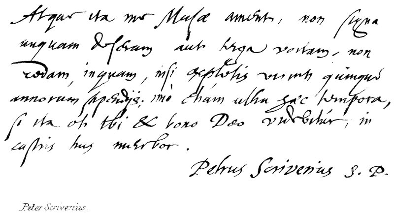 Petr Scriverius od English School