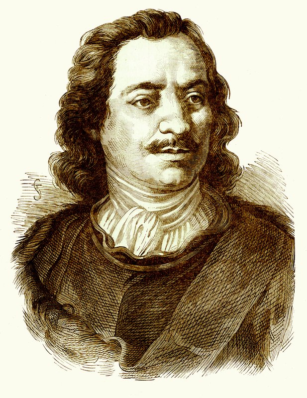 Peter Veliký, ilustrace z Cassells Illustrated Universal History od Edwarda Olliera, publikovaná v roce 1890 (digitálně vylepšený obrázek) od English School