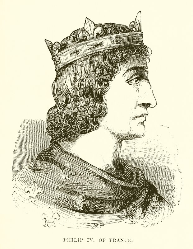 Francouzský Filip IV od English School