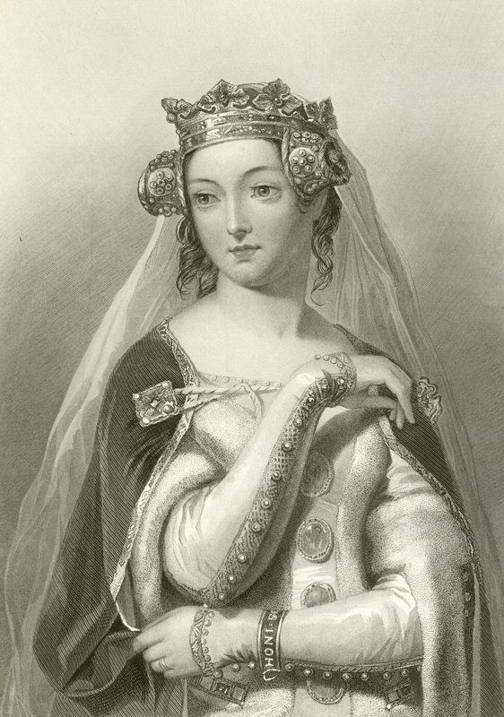 Filipa z Hainaultu, choť krále Edwarda III od English School