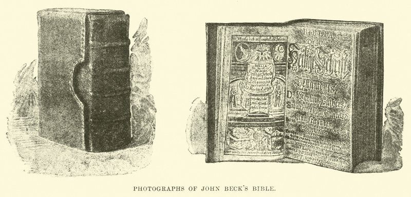 Fotografie Johna Beckse Bible od English School
