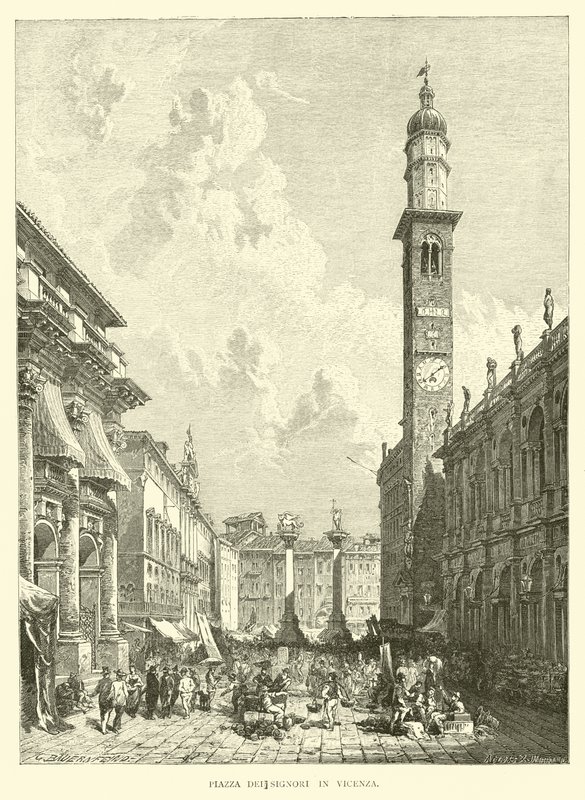Piazza dei Signori ve Vicenze od English School