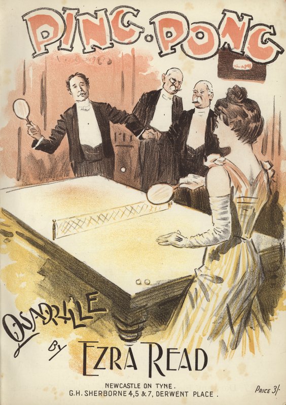 Ping Pong, čtyřkolka od Ezry Reada (barevné lito) od English School