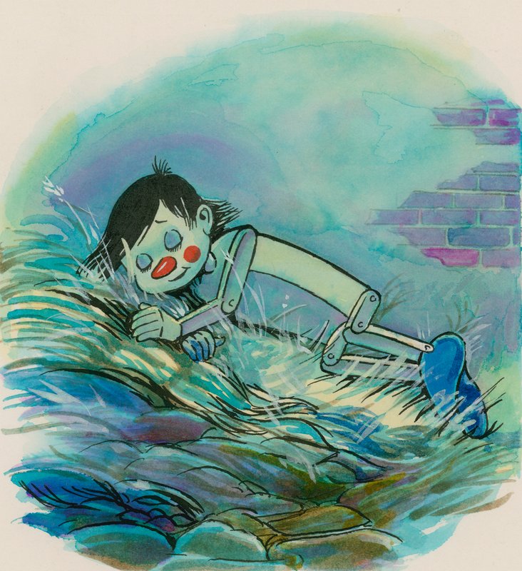 Pinocchio (kvaš na papíře) od English School