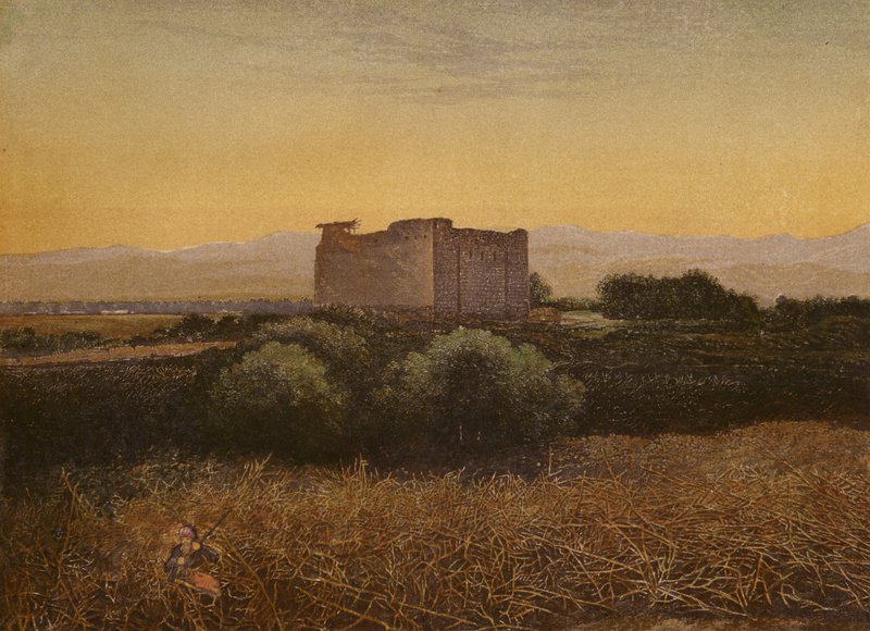 Místa zmíněná v Bibli: Jericho, od jihozápadu (chromolitho) od English School