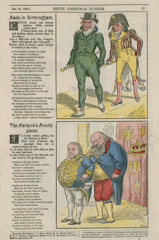 Politické karikatury od English School