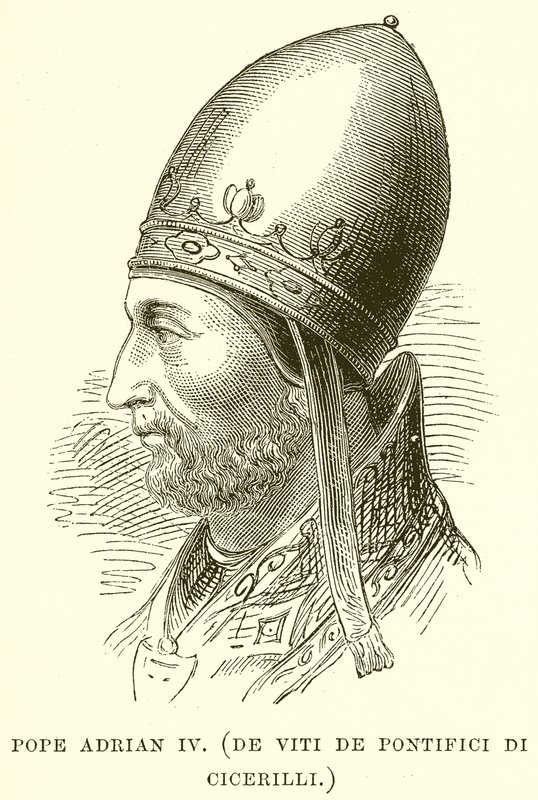 Papež Adrian IV. (De Viti De Pontifici Di Cicerilli) od English School
