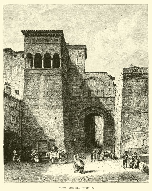 Porta Augusta, Perugia od English School