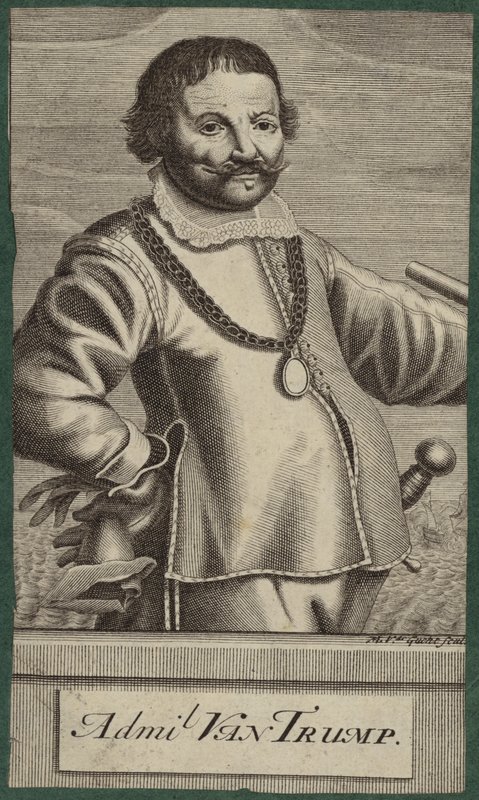 Portrét admirála Trumpa od English School