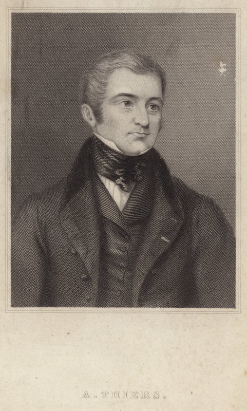 Portrét Adolphe Thiers od English School