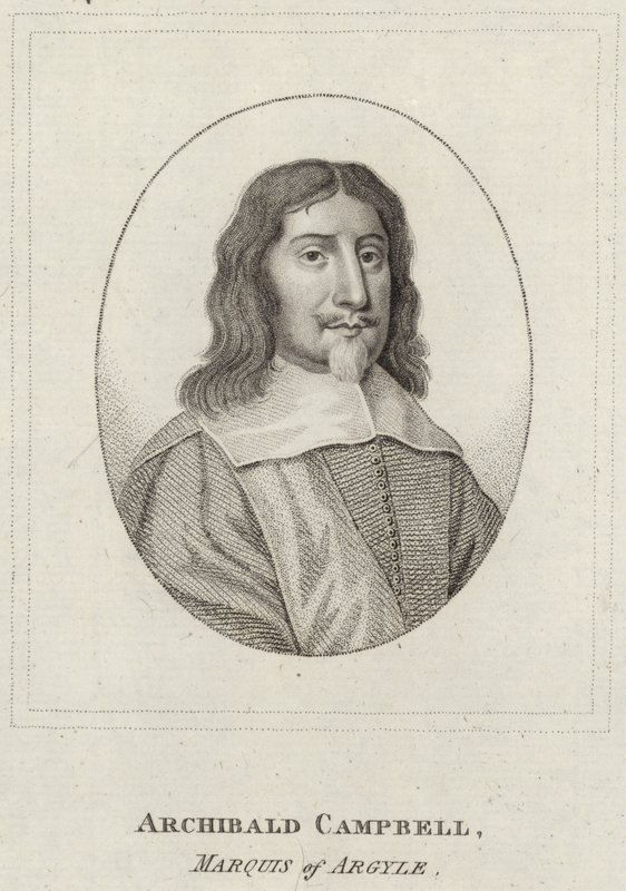 Portrét Archibalda Campbella od English School