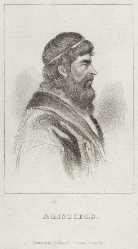 Portrét Aristida od English School