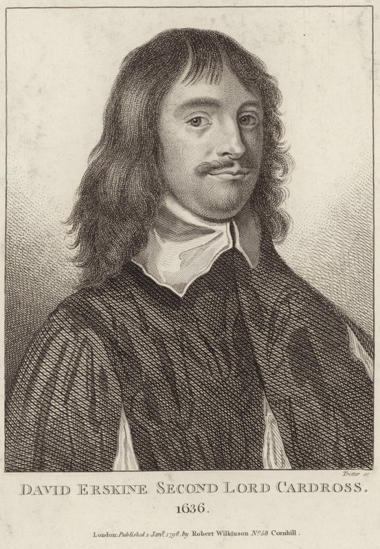 Portrét Davida Erskina, druhého lorda Cardrosse od English School