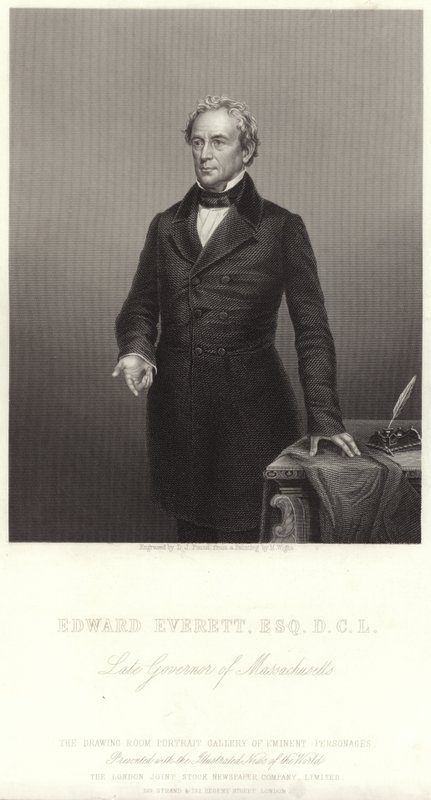 Portrét Edwarda Everetta od English School