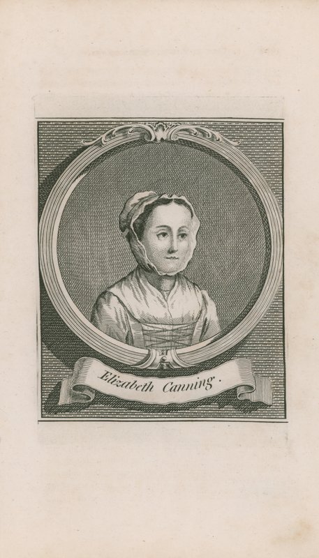 Portrét Elizabeth Canning od English School
