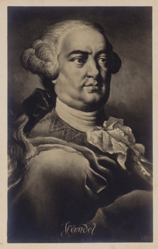 Portrét George Friedricha Händela od English School