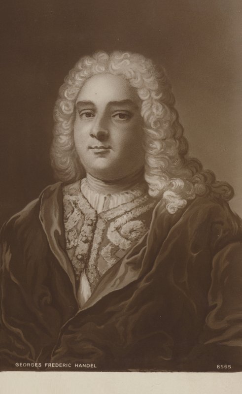 Portrét George Friedricha Händela od English School