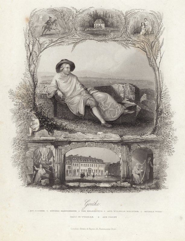 Portrét Goetha od English School