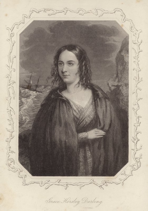 Portrét Grace Horsleyové Darlingové od English School