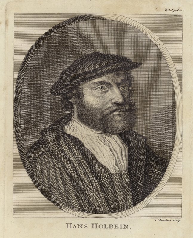 Portrét Hanse Holbeina mladšího od English School