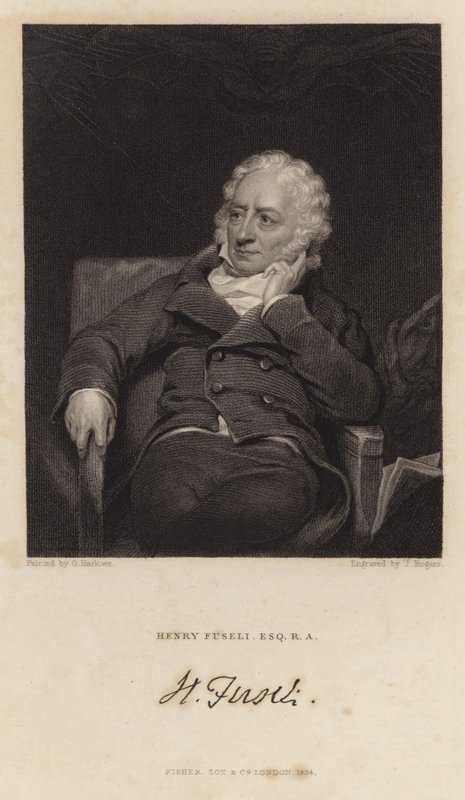 Portrét Henryho Fuseliho od English School