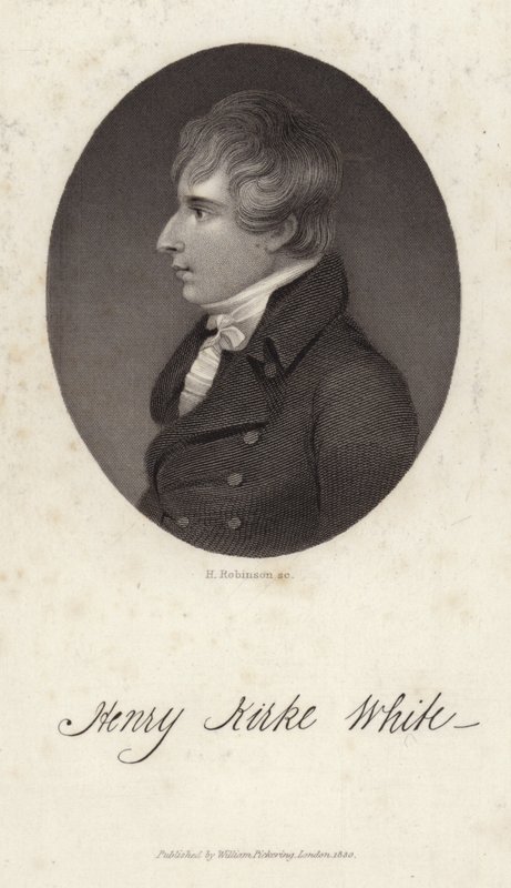 Portrét Henry Kirke White od English School