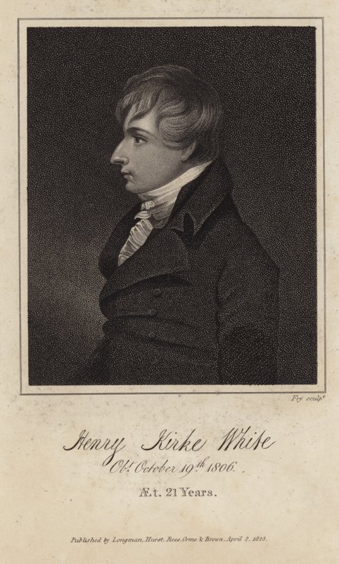 Portrét Henry Kirke White od English School