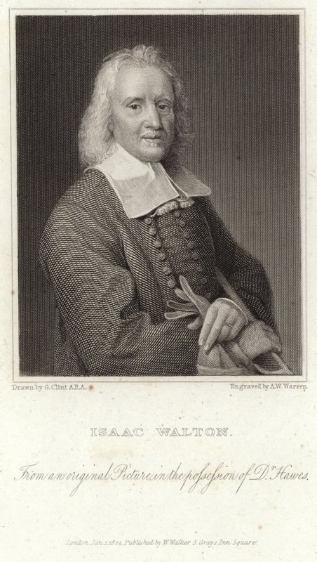 Portrét Izaaka Waltona od English School