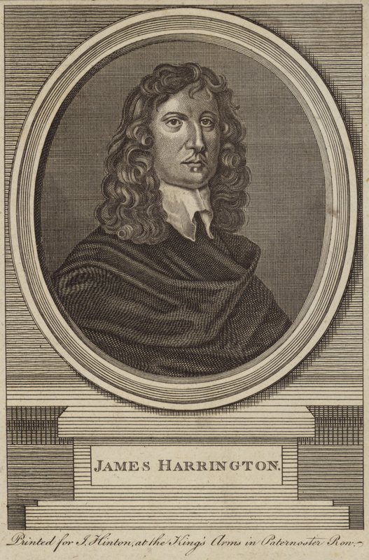 Portrét Jamese Harringtona od English School